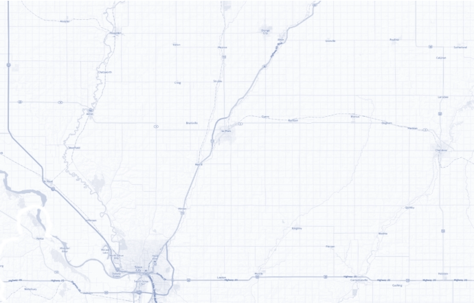 map Le Mars Appliance Repair ARC Siouxland Tri state region